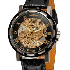 Жіночий механічний годинник Winner Chocolate II, фото 3