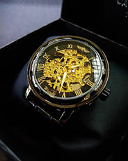 Жіночий механічний годинник Winner Chocolate II, фото 4