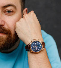 Чоловічий механічний годинник Carnival Grand Brown, фото 3