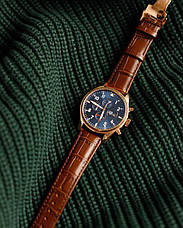 Чоловічий механічний годинник Carnival Grand Brown, фото 4