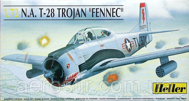 N.A. T-28 TROJAN 'Fennec' 1/72 HELLER 80279