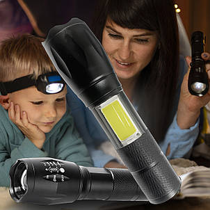 Ручний led-ліхтарик в кейсі для зберігання Power style Police GW-T6 (05-08), фото 1