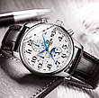 Чоловічий механічний годинник Carnival Masters японський механізм 25 каменів, фото 6