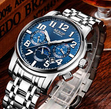 Чоловічі механічні годинники Aesop Original, фото 4