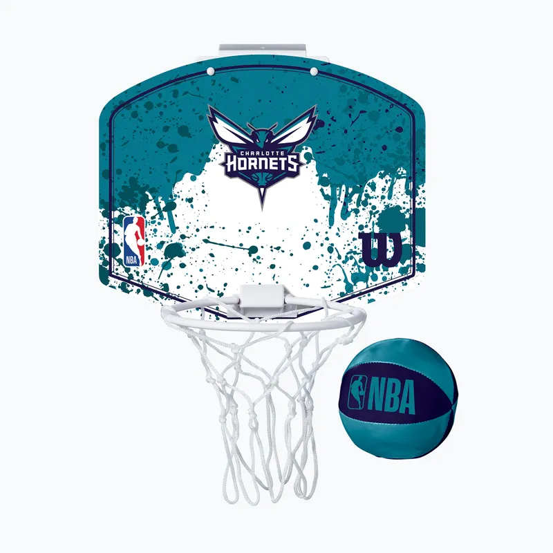Міні-щит дитячий баскетбольний Wilson NBA Team Mini Hoop Charlotte Hornets (WTBA1302CHA)