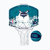 Міні-щит дитячий баскетбольний Wilson NBA Team Mini Hoop Charlotte Hornets (WTBA1302CHA)