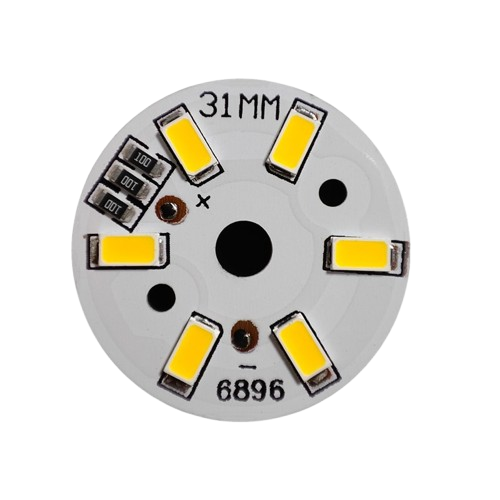 Світлодіодний LED-модуль 3Вт, 31мм AC220В плата для ремонту ламп 3Вт, теплий білий