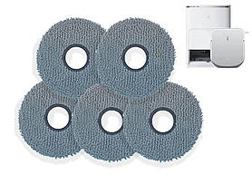 Насадки 5 шт з мікрофібри для Ecovacs Deebot X2 Omni / X2 Pro / X2