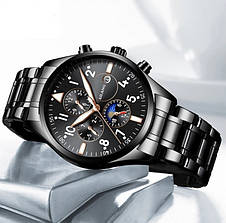 Чоловічий механічний годинник Ailang Connect автопідзавод, фото 4