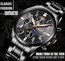 Чоловічий механічний годинник Ailang Connect автопідзавод, фото 2