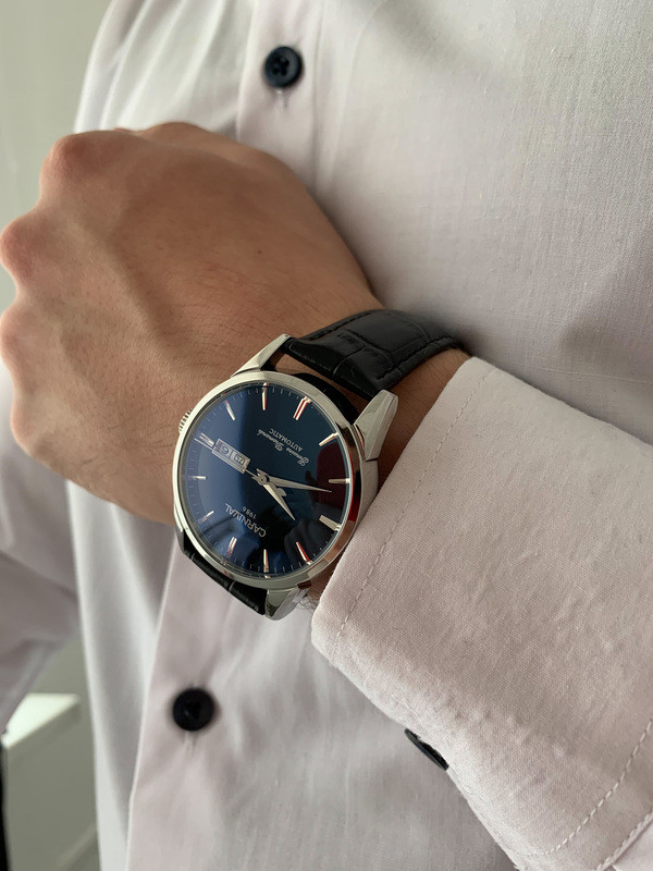 Чоловічий годинник Carnival Flagman японський механізм сапфірове скло елегантний дизайн