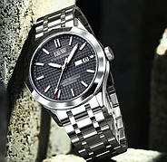 Чоловічий механічний годинник Carnival Carbon 24 каменя