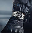 Чоловічий механічний годинник Carnival Carbon 24 каменя, фото 10