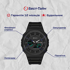 Чоловічий водостійкий тактичний годинник Besta Jocker, фото 5