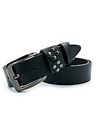 Шкіряний чоловічий ремінь Weatro 3,8 х 105-120 см Чорний wtro-ua-38k-0042, фото 3