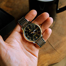 Чоловічий годинник Hemsut Poedagar, елегантний надійний точний, фото 5