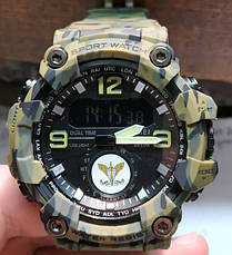 Чоловічий водостійкий тактичний годинник Skmei Brave з Вашим Лого, фото 2