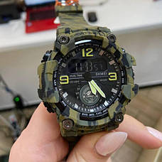 Чоловічий водостійкий тактичний годинник Skmei Brave з Вашим Лого, фото 5