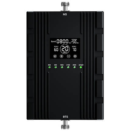Репітер підсилювач мобільного зв'язку 3G/4G та інтернету Lintratek AA20 800/900/1800/2100/2600 МГц для дому та офісу, фото 1