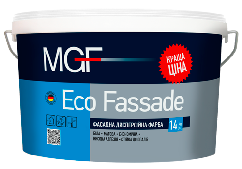 Фарба фасадна MGF Eco Fassade M690, 14кг, фото 1