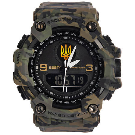 Годинник чоловічий водостійкий тактичний Besta United, фото 1