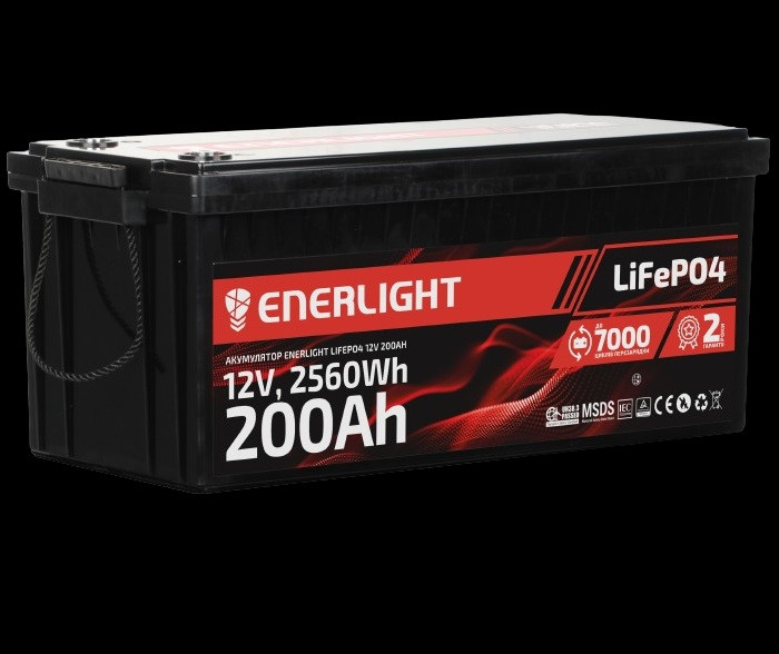 Акумулятор LiFePO4 ENERLIGHT 12.8V 200Ah