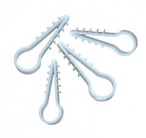 Кріплення дюбель ялинка круглий D10 білий (пак 100шт) TechnoSystems