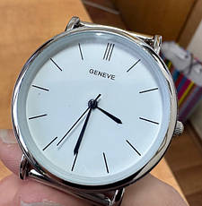 Жіночий годинник Geneva Steel Silver УЦІНКА, фото 3