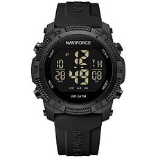 Чоловічий годинник Naviforce Europe Black тактичні для активних чоловіків, фото 3
