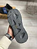 Зимові чоловічі Adidas Yeezy Boost 700 Gray з хутром кросівки Адідас Ізі Буст сірі високі теплі, фото 10