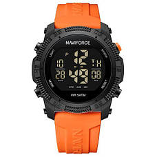 Чоловічий годинник Naviforce Europe Orange тактичний водостійкий, фото 3