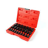 Екстрактор болтів, набір екстракторів для вилучення зламаних болтів 25 шт, Екстрактор болтів, Знімач пошкоджених болтів, фото 2