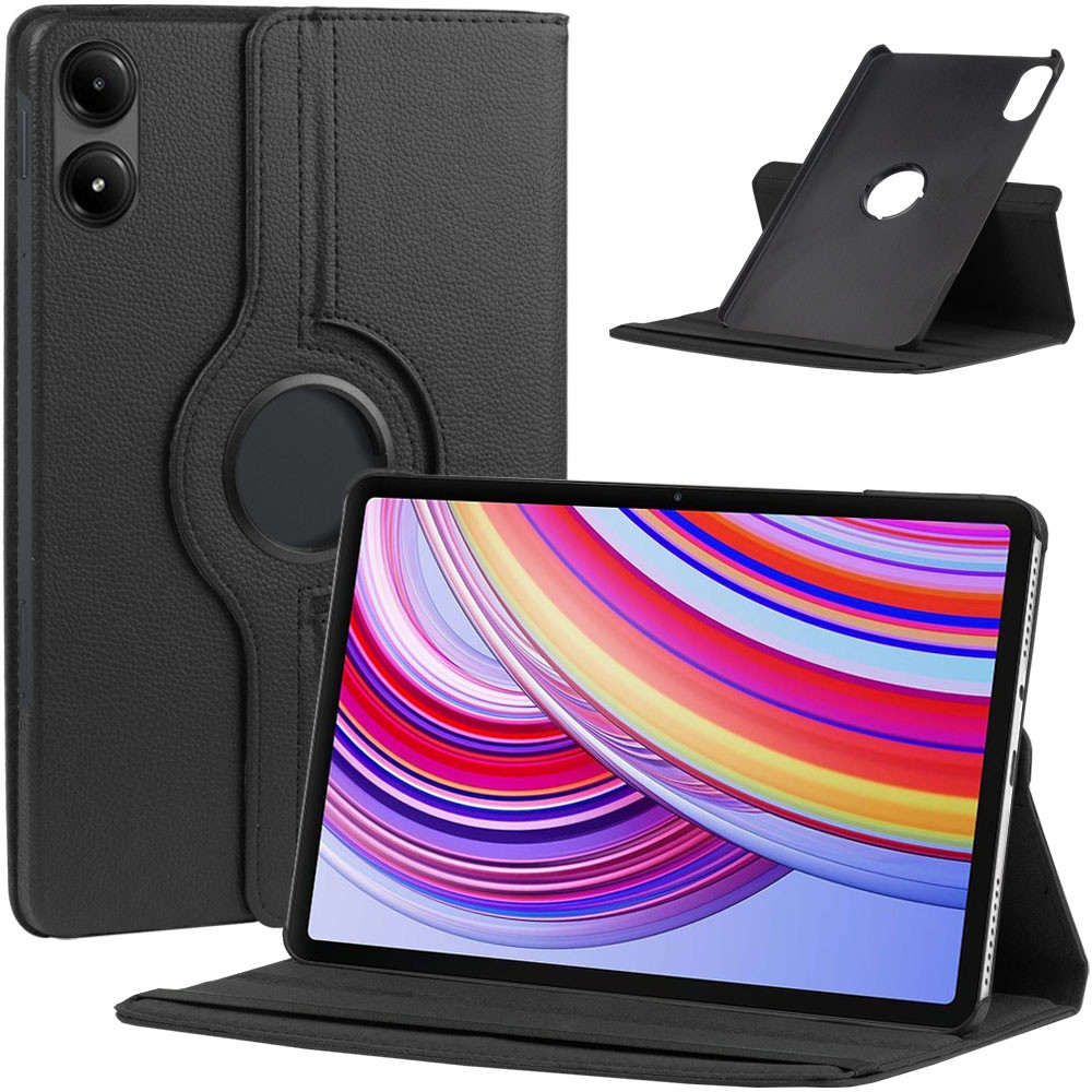 Поворотний чохол Galeo для Xiaomi Redmi Pad Pro 12.1" / Poco Pad Black, фото 1