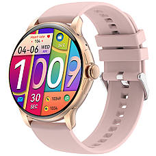 Розумний смарт годинник Smart Holiday Gold Rubber, 2 ремінці, фото 2