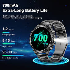 Смарт годинник Smart Turbo Power Steel, 2 ремінці, фото 5