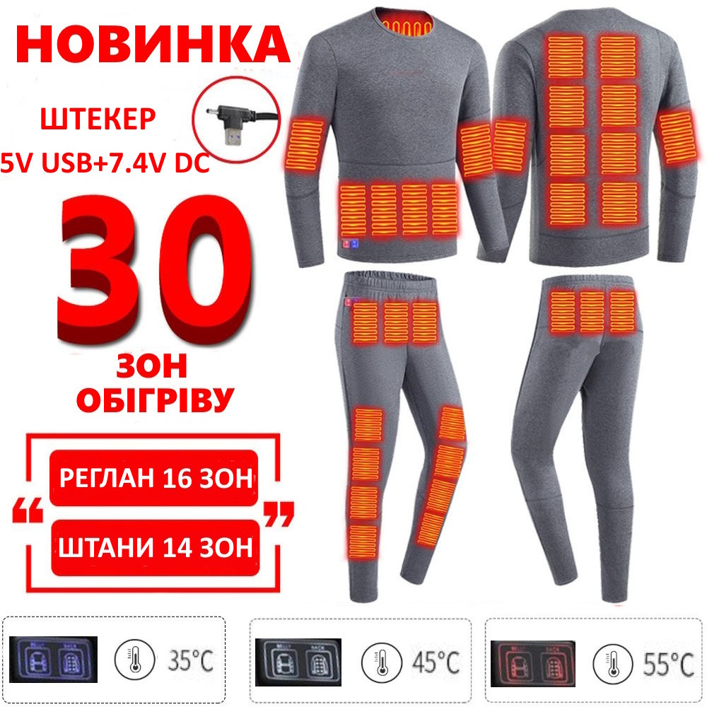Найновіша термобілизна на 30 зон підігріву "Eco-Obigriv B-30 " з подвійним контролером температури G L