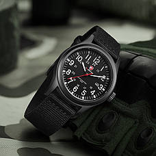 Чоловічий тактичній годинник Cheetah Command Black командирський, фото 5