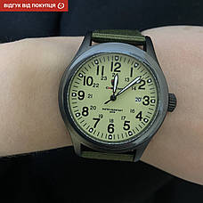 Чоловічий тактичний годинник Cheetah Command Green командирський, фото 5