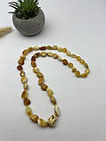 Намисто з натурального янтаря (бурштина) полірованого, фото 2