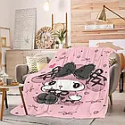 Плюшевий плед ковдру Санріо Мелоді Sanrio HelloKitty 100х150 см, фото 4