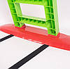 Дитяча гірка зі сходами пластикова завдовжки 243 см ТМ Doloni зелена з червоним, фото 3