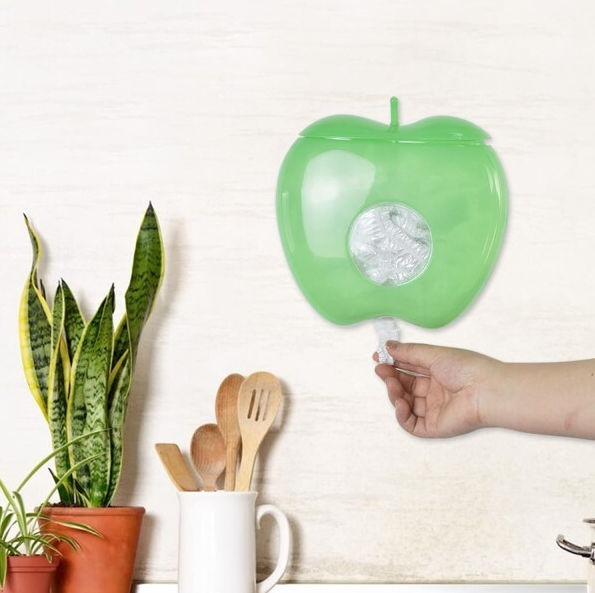 Диспенсер для пакетів, бахіл, серветок та іншого зелений, фото 1