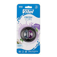 Освіжувач повітря Vitol Fresh Clips на обдування Linen + Lavender