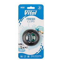 Освіжувач повітря Vitol Fresh Clips на обдування New car +Ocean