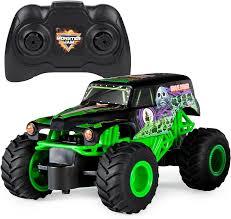 Джип Монстер Джем 1:24 Monster Jam Thunderro Grave Digger на пульті управління Monster Jam Spin Master 6044955