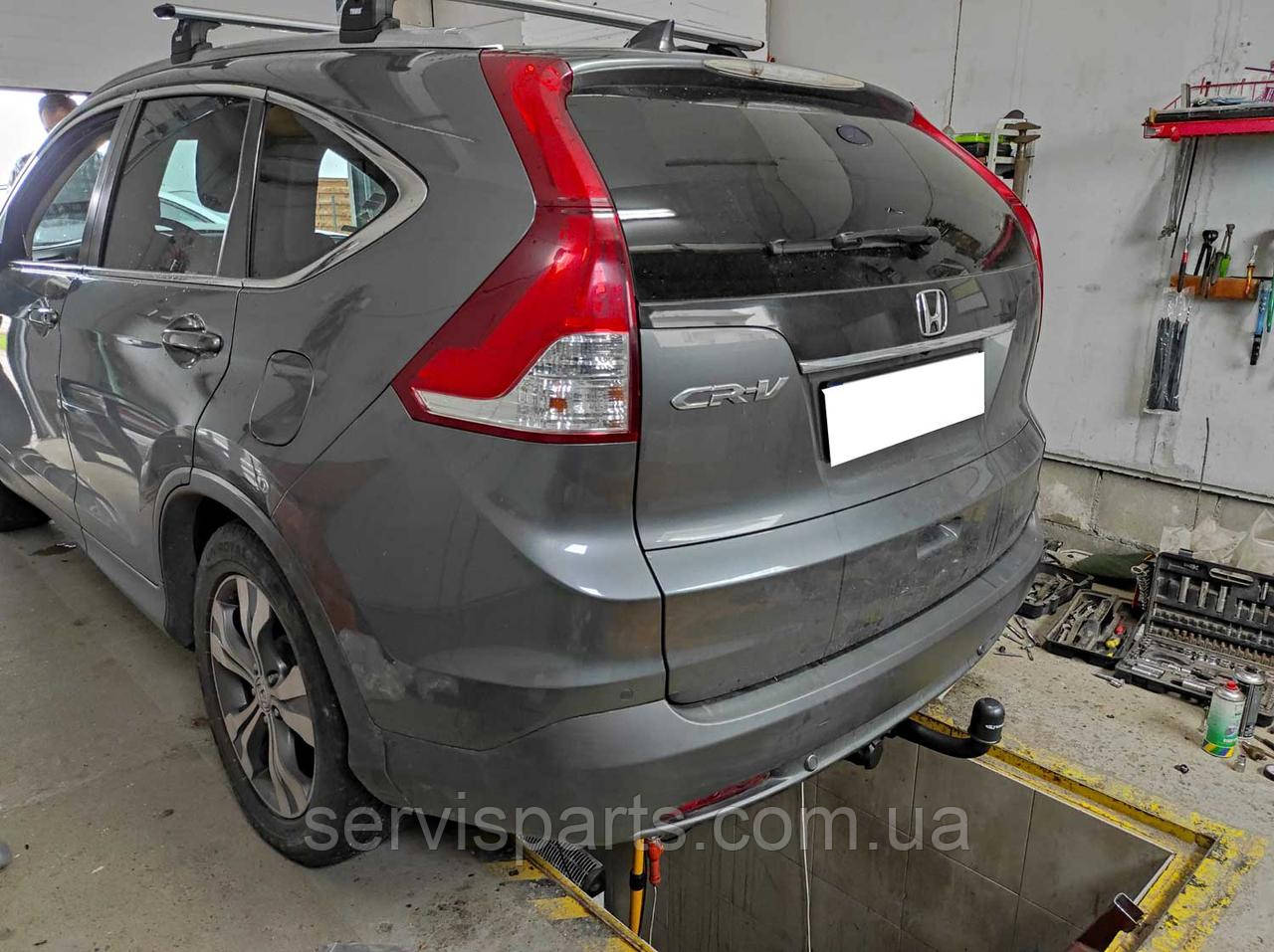 Фаркоп Honda CR-V IV 2012-2018 (Хонда СРВ 4) польський, гак на болтах