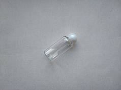 50 - 51 мл ПЕТ Круглий прозорий флакон з кришкою перламутровою кулька 18/410, з ковпачком, закруткою