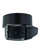Шкіряний чоловічий ремінь Weatro 4,3 х 105-120 см Чорний wtro-tur-43k-0044, фото 3