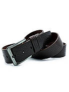 Шкіряний чоловічий ремінь Weatro 4,3 х 105-120 см Коричневий wtro-tur-43k-0047, фото 2