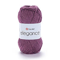Yarnart ELEGANCE (Елеганс) № 112 слива (Пряжа бавовна з акрилом, нитки для в'язання)